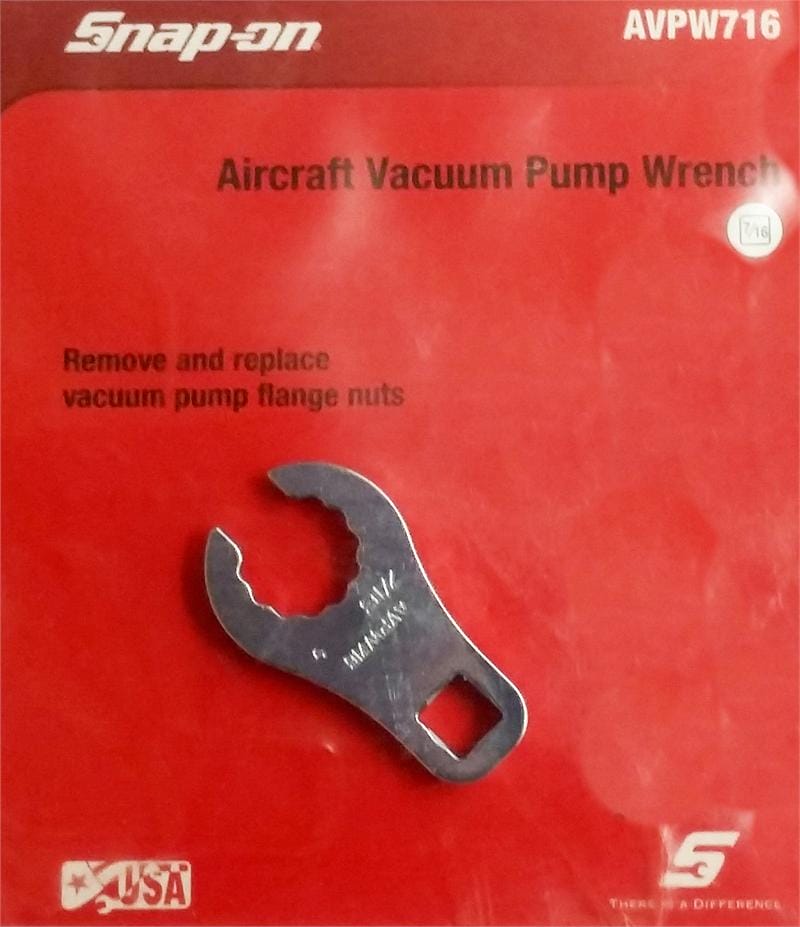 Snap-On Wrench, Vacuum Pump for Aircraft (AVPW716) - B&C Specialty
