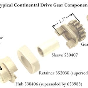 Continental Drive Gear Assembly for 200G