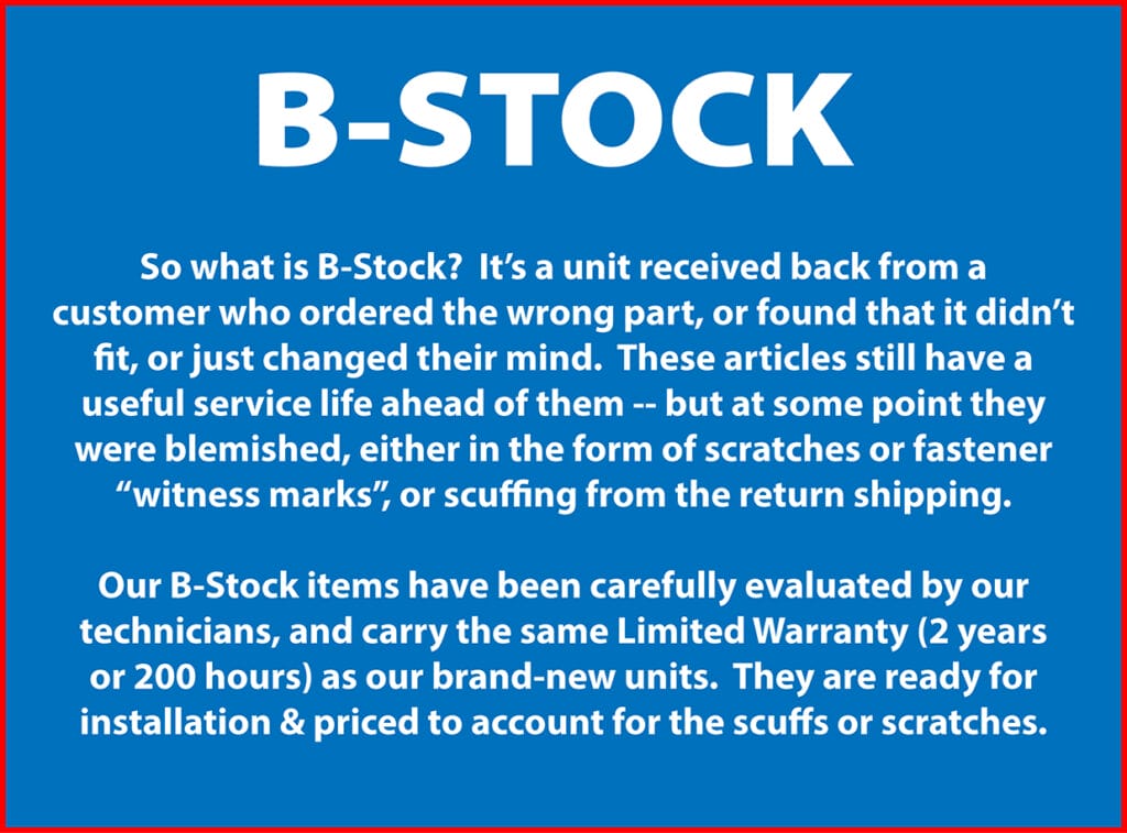 B-Stock - B&C Specialty Products